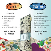 Carica l'immagine nel visualizzatore di Gallery, Cuscino Termico Microonde (43x12 cm) - Cuscino Riscaldabile