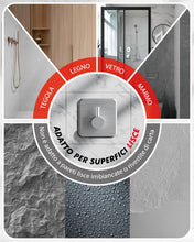 Carica l'immagine nel visualizzatore di Gallery, Auxmir 6 Pezzi Ganci Adesivi Appendi Accappatoio Bagno 4cm, Argento