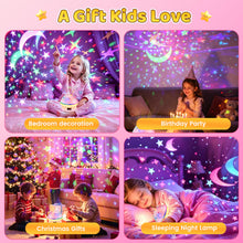 Carica l'immagine nel visualizzatore di Gallery, Giocattoli Bambina 2-10 Anni, Timer Proiettore Stella Luce Notturna Decorazione Lampada Bambina 3-8, Giochi Bambini Comp