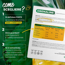 Carica l'immagine nel visualizzatore di Gallery, Symbeauty Bromelina Forte Drenaline 240 Cpr (8 mesi) 5000GDU Complex Vegano