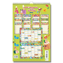 Carica l'immagine nel visualizzatore di Gallery, EURO PUBLISHING: Calendario della Famiglia Agenda 2027 29x44cm