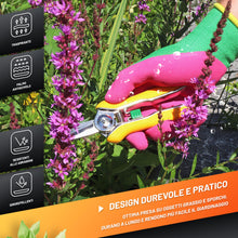Carica l'immagine nel visualizzatore di Gallery, GRÜNTEK Guanti da Lavoro e Giardinaggio L/9 in bambù e Lattice 2 PAIA Per Lavoro Domestico Ediliza Pittura Supermercato 