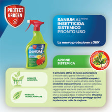 Carica l&#39;immagine nel visualizzatore di Gallery, Protect Garden Sanium AL PFnPO, Insetticida Sistemico Pronto Uso. Elimina Afidi, Cocciniglia, Mosca Bianca. Rapida Azione Abbattente. Fino a 8 Settimane di Protezione 500ml