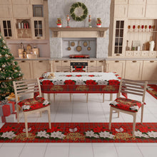 Carica l'immagine nel visualizzatore di Gallery, PETTI Artigiani Italiani - Tappeto Cucina Natalizio, Passatoia Cucina Natalizio, Tappeto Natalizio Cucina Antiscivolo e Lavabile, Tappeto per Natale 52x100 cm Merry Christmas, Made in italy