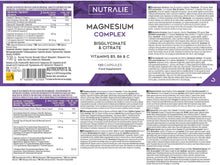 Carica l'immagine nel visualizzatore di Gallery, Magnesio Bisglicinato + Citrato 2145mg - Vitamine B5, B6 e C