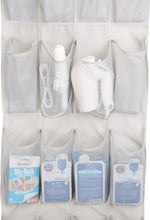 Carica l'immagine nel visualizzatore di Gallery, Amazon Basics Scarpiera a sospensione da porta a 24 scomparti, 48 x 170.7 cm, Grigio