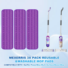 Carica l'immagine nel visualizzatore di Gallery, Scopa Lavapavimenti a Spruzzo, MEXERRIS Spray Mop Lavapavimenti Microfibra Mocio Pavimenti Professionale con 2 Flaconi Ricaricabili per Casa, Cucina, Legno Duro, Laminato, Legno, Ceramica