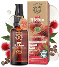 Carica l&#39;immagine nel visualizzatore di Gallery, Bionoble Olio di Ricino Biologico 50ml - 100% Puro, Naturale, Pressato a Freddo - Ciglia, Sopracciglia, Capelli, Barba, Unghie - Vegan Castor Oil - Bottiglia di Vetro + Pipetta + Pompa