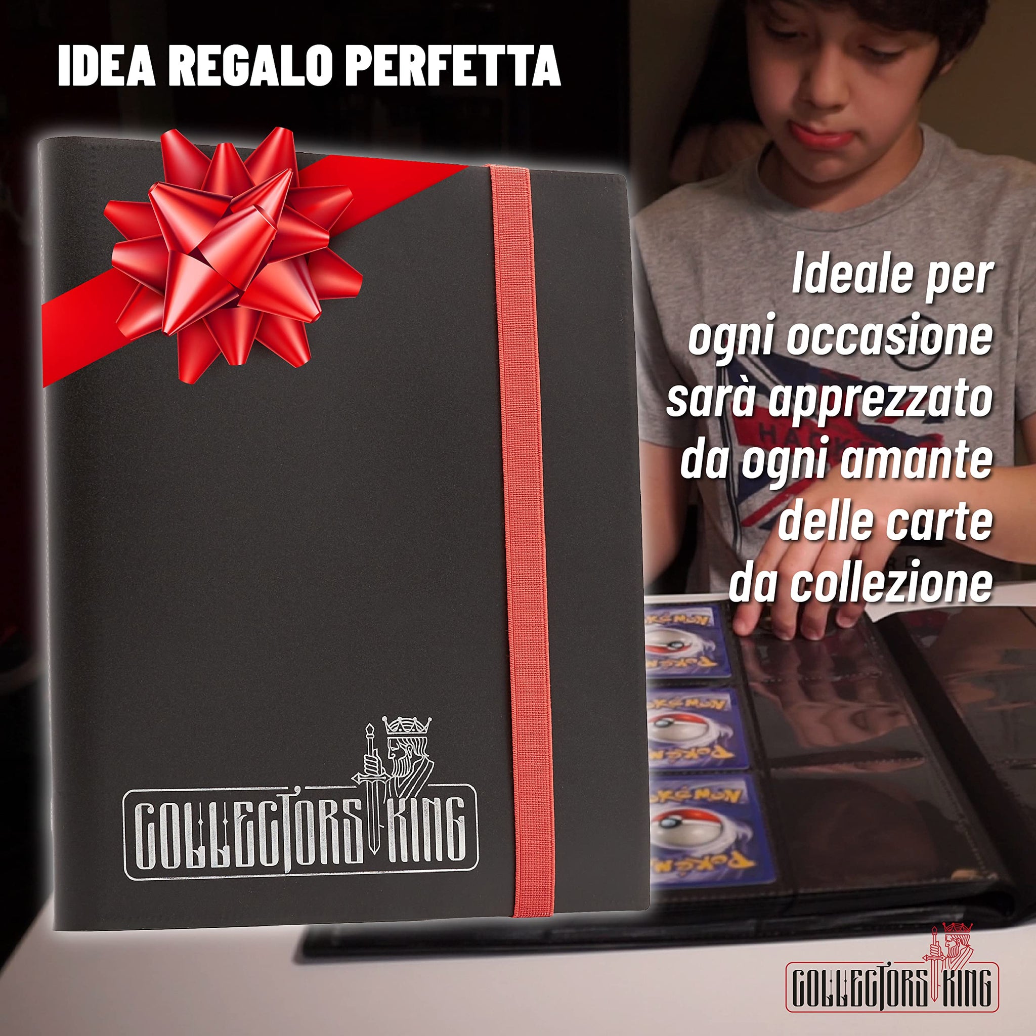 Raccoglitore per carte, raccoglitore da collezione per bambini