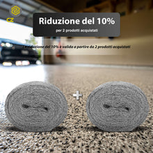 Carica l'immagine nel visualizzatore di Gallery, Lana d'Acciaio di Grado 0000 -✮✮GARANZIA A VITA✮✮- Lana Acciaio 120g - Paglietta Abrasiva per la Lucidatura Legno, Vetro