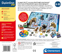 Carica l'immagine nel visualizzatore di Gallery, Clementoni - 16599 - Sapientino Più - Quiz Su Dinosauri E Preistoria - Gioco Da Tavolo Educativo Per Bambini Dai 6 Anni (Gioco In Italiano), Made In Italy