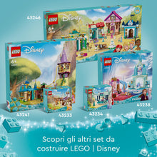 Carica l&#39;immagine nel visualizzatore di Gallery, LEGO Disney Princess Castello di Ghiaccio di Elsa di Frozen, Palazzo Giocattolo delle Principesse, Giochi per Bambine e Bambini da 4 Anni con Mini Bamboline e 2 Animali, Regalo di Compleanno 43238