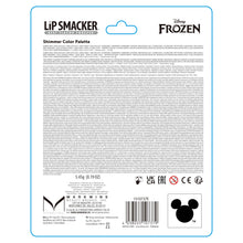 Carica l'immagine nel visualizzatore di Gallery, Lip Smacker Frozen Shimmer Color Palette, Set Trucchi Bambina di Frozen in 12-Pezzi, Creme Scintillanti, Pennelli per Fa