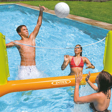 Carica l'immagine nel visualizzatore di Gallery, Intex 56508NP - Set Rete Volley Gonfiabile, Vinile, Multicolore, 239x64x91 cm
