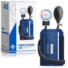 Carica l'immagine nel visualizzatore di Gallery, AIESI® Sfigmomanometro Manuale Professionale aneroide per adulti senza stetoscopio PRECISION A5, Garanzia Italia 24 mesi