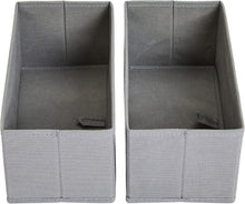 Carica l'immagine nel visualizzatore di Gallery, Amazon Basics Organizer in tessuto per cassetto, 6 unità, Grigio
