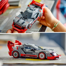 Carica l&#39;immagine nel visualizzatore di Gallery, LEGO Speed Champions Auto da Corsa Audi S1 E-Tron Quattro, Modellino da Costruire di Macchina Giocattolo per Bambini e Bambine da 9 Anni in su con Minifigure del Pilota, Veicolo da Esposizione 76921