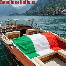 Carica l'immagine nel visualizzatore di Gallery, Bandiere Italia e Unione Europea 90x150 cm – Set 2 Pezzi con 2 Occhielli in Metallo, Bandiera Italiana e Bandiera UE in 