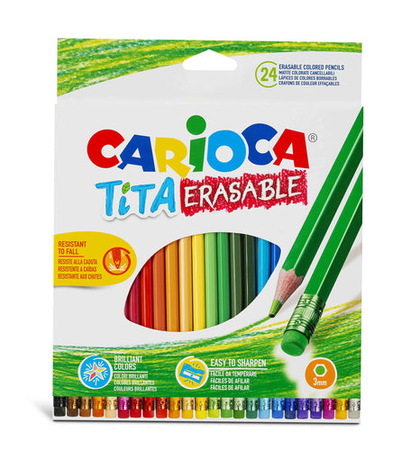Carioca Matite Cancellabili TITA - 24 Pz