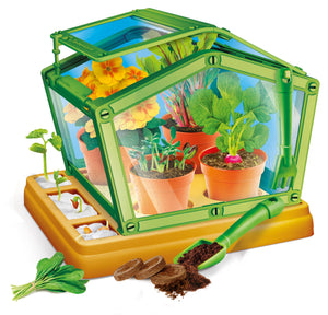 Clementoni - 19365 - Scienza E Gioco Lab - La Scienza In Serra - Orto Botanico, Serra Bambini, Kit Piante Da Coltivare, Laboratorio Scientifico 7 Anni, Esperimenti Scienza, In Italiano, Made In Italy
