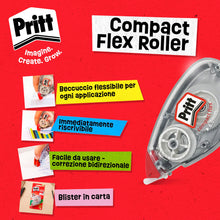 Carica l'immagine nel visualizzatore di Gallery, Pritt Flex Roller Correttore a Nastro, Confezione da 2 (4.2 mm x 10 m)
