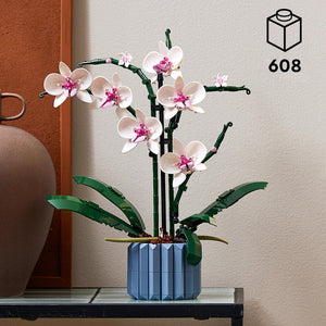 LEGO Icons Orchidea, Set Collezione Botanica Piante Artificiali, Modellino da Costruire con Fiori Finti, Kit Modellismo per Adulti, Idee Regalo per Donna o Uomo, Moglie o Marito, Hobby Creativi 10311