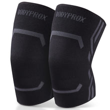 Carica l'immagine nel visualizzatore di Gallery, Bodyprox Ginocchiera a compressione da uomo e donna, tutore per ginocchio per corsa e allenamento (M)