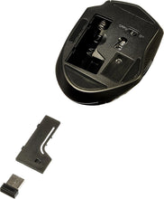 Carica l'immagine nel visualizzatore di Gallery, Amazon Basics Mouse wireless ergonomico - DPI regolabile - Nero