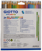 Carica l'immagine nel visualizzatore di Gallery, Giotto Stilnovo Astuccio Da 24 Matite A Pastello Colorate, 3.3Mm, Multicolore, ‎24 Unità (Confezione da 1)