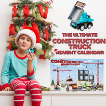Carica l'immagine nel visualizzatore di Gallery, KreativeKraft Calendario dell’Avvento 2024 con 24 Sorprese Giocattolo per Bambini (Camion da costruzione)