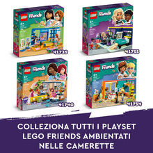 Carica l&#39;immagine nel visualizzatore di Gallery, LEGO 41740 Friends La Cameretta di Aliya, Camera da Letto per Pigiama Party, Giochi per Bambine e Bambini con Paisley e Cane Giocattolo, Piccola Idea Regalo, Personaggi 2023