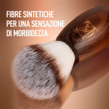 Carica l'immagine nel visualizzatore di Gallery, King C. Gillette Pennello da Barba, Cura della Barba, con Fibre Morbide e Manico in Legno, Esperienza di Rasatura Profes