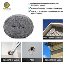 Carica l'immagine nel visualizzatore di Gallery, Lana d'Acciaio di Grado 0000 -✮✮GARANZIA A VITA✮✮- Lana Acciaio 120g - Paglietta Abrasiva per la Lucidatura Legno, Vetro