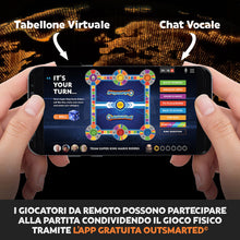 Carica l&#39;immagine nel visualizzatore di Gallery, OUTSMARTED! Il gioco da tavolo con quiz per famiglie dal vivo | Età 8+ | Per 2 a 24 giocatori (Outsmarted edizione 2024)