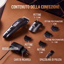 Carica l'immagine nel visualizzatore di Gallery, King C. Gillette Rasoio Elettrico Barba, Regolabarba, Accessori