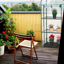Carica l'immagine nel visualizzatore di Gallery, Relaxdays Serra per Il Balcone, in Acciaio e Telo in PVC, Vivaio, Giardinaggio, HLP: 128 x 60 x 40 cm, Verde Trasparente