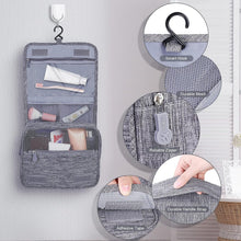 Carica l'immagine nel visualizzatore di Gallery, AiQInu Beauty Case da Viaggio, Borsa da toilette da viaggio per Donna Uomo,impermeabile Beauty Case con Gancio per Appendere per Organizzare Oggetti Personali Accessori