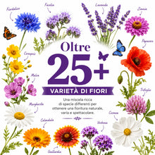 Carica l'immagine nel visualizzatore di Gallery, AGRI-CULTURA® | Mix per Farfalle | Miscuglio di Semi con 25 Varietà di Fiori Nettariferi | Attira Farfalle, Api e Insett