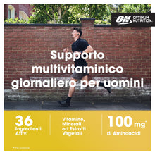 Carica l'immagine nel visualizzatore di Gallery, Optimum Nutrition Opti-Men, Multivitaminico Alto Dosaggio per Uomini