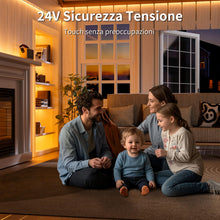 Carica l'immagine nel visualizzatore di Gallery, PAUTIX Striscia LED COB 6M Bianco Caldo 2000K 24V LED Strip,504LEDs/M,CRI90+,Alto Lumen Super Luminoso Flessibile Linear