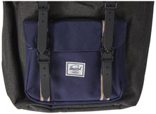 Carica l'immagine nel visualizzatore di Gallery, HERSCHEL 10014-05582 HERSCHEL LITTLE AMERICA BLACK CROSSHATCH/PEACOAT Unisex - Adulto Zaino Taglia Unica