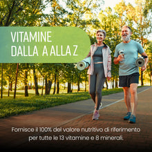 Carica l'immagine nel visualizzatore di Gallery, Multivitaminico Completo VitaBright Uomo e Donna | 400 Compresse (400 Giorni) | 27 Vitamine e Minerali | 100% NRV Tutte 