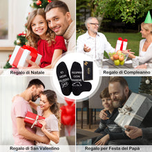 Carica l'immagine nel visualizzatore di Gallery, Merclix Regalo Uomo Natale Compleanno Calzini Uomo Divertenti Idee Regalo Papà Compleanno Regali Per Lui Fidanzato Anniversario Utile Festa Del Papà San Valentino