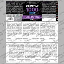 Carica l'immagine nel visualizzatore di Gallery, Bandini® L CARNITINA 1000 | 100 Compresse Carnipure® (100 dosi, 100 giorni)