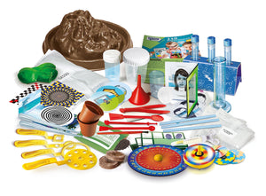Clementoni Lab-110 Go-Gioco Scientifico 8 Anni, Laboratorio di Scienze, Esperimenti per Bambini di Chimica, Fisica, Botanica, Made in Italy, Colore Italiano, 19361