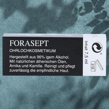 Carica l&#39;immagine nel visualizzatore di Gallery, Forasept Orecchio piercing-cosmetici, 7.5 ml