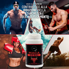 Carica l'immagine nel visualizzatore di Gallery, Integratori sessuali per uomo Tribulus Terrestris e Maca nera con L Arginina. Integratore uomo prestazioni + Vitamine B 