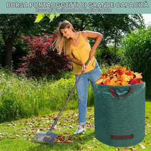 Carica l'immagine nel visualizzatore di Gallery, 2 Pezzi 500L Sacchi per Rifiuti da Giardino, Borsa da Giardino