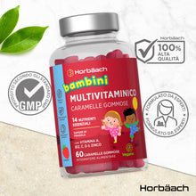 Carica l'immagine nel visualizzatore di Gallery, Multivitaminico Bambini Gommose - 60 Gummies