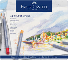 Carica l'immagine nel visualizzatore di Gallery, FABER-CASTELL - Set di matite acquerellabili da 24 pezzi Goldfaber Aqua